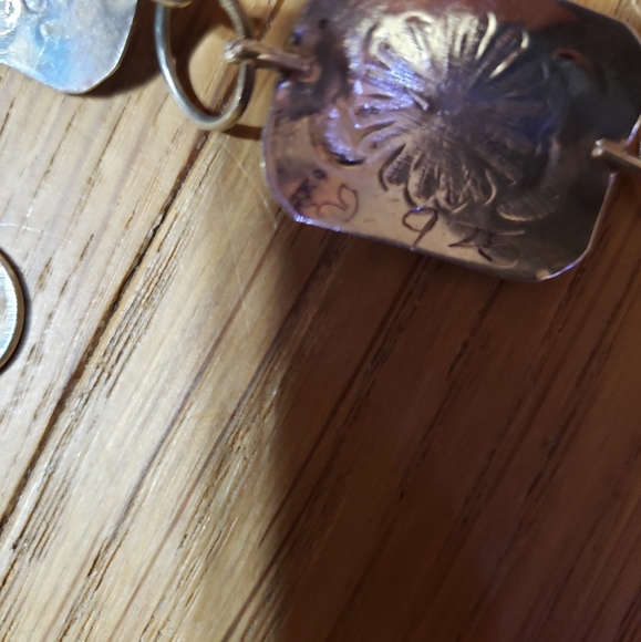 Sterling Silver Turquoise Concho Bracelet Native American - Picture 9 of 9